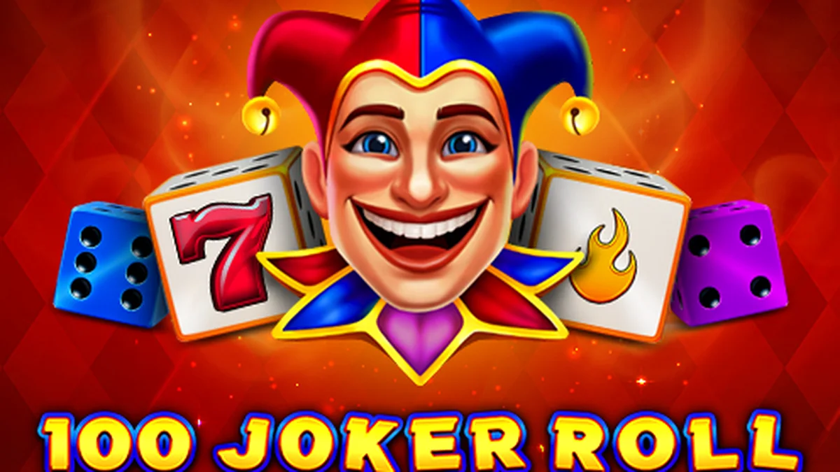 Tampilan layar permainan slot 100 Joker Roll pada perangkat seluler